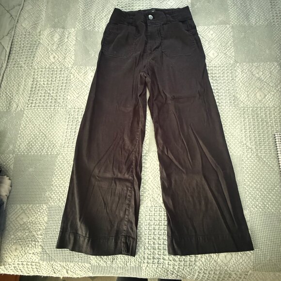 Maeve by Anthropologie The Collette Pants - EUC - Black - Size 28 - Picture 1 of 3